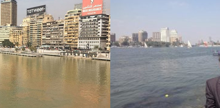دریائے نیل نے اچانک رنگ بدل لیا، لوگ خوفزدہ