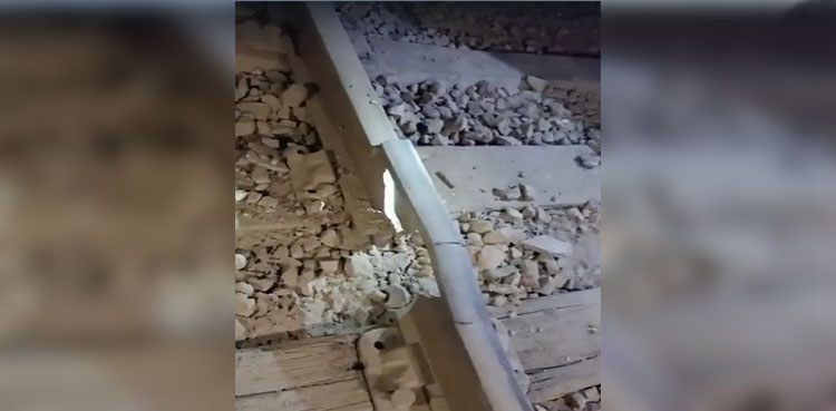 کوٹری میں ریلوے ٹریک پر دھماکا