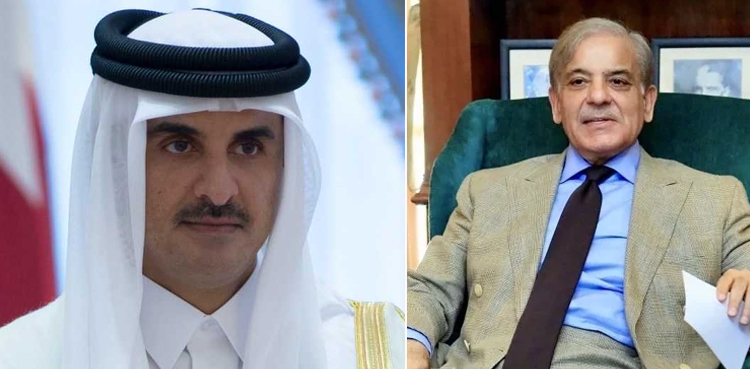 امیر قطر کی وزیراعظم شہباز شریف کو منصب سنبھالنے پر مبارکباد