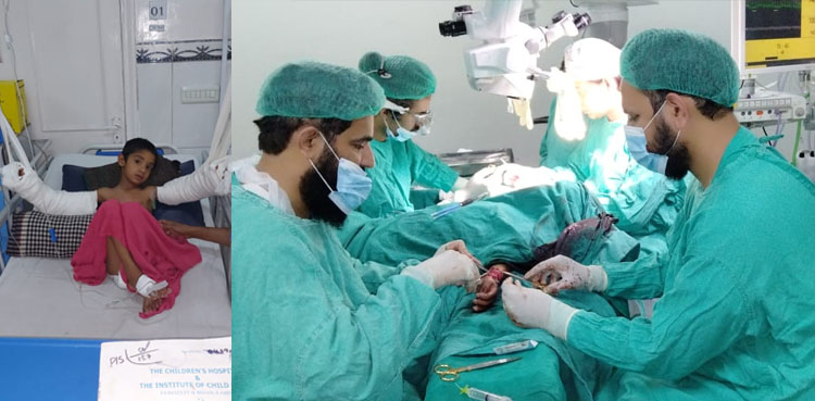 پاکستانی ڈاکٹروں کا کارنامہ، بچے کو نئی زندگی مل گئی