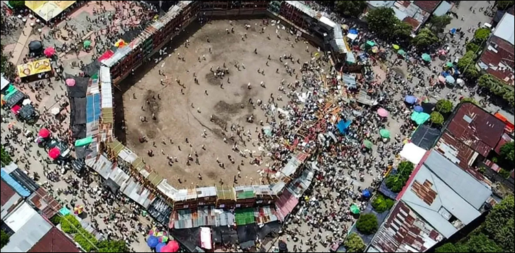 کولمبیا میں بل فائٹنگ کے دوران حادثے کی دل دہلا دینے والی ویڈیوز سامنے آ گئیں