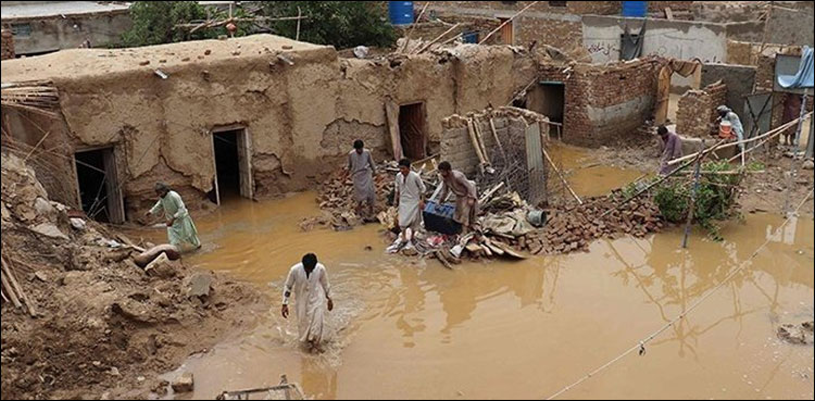بلوچستان میں سیلاب زدہ علاقوں کے لیے 100 ملین ڈالر منظور