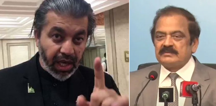 عوام  آپ کے گورنر راج کو پیروں تلے کچل دے گی،علی محمد خان کا رانا ثنااللہ کو جواب