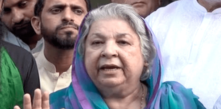 عسکری ٹاور حملہ کیس : ڈاکٹر یاسمین راشد ریمانڈ پر جیل روانہ