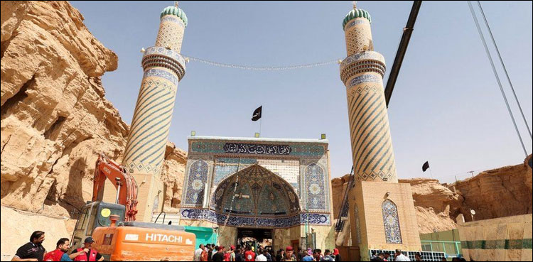 کربلا کے قریب مزار پر لینڈ سلائیڈنگ، متعدد زائرین جاں بحق