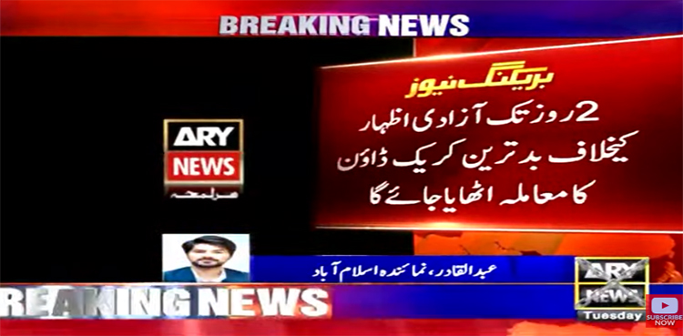 میڈیا کی آزادی کیلئے پی ٹی آئی کی منصوبہ بندی مکمل