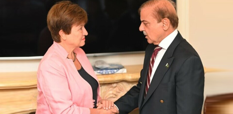 وزیراعظم  نے آئی ایم ایف کو سیلاب سے ملکی معیشت پر پڑنے والے دباؤ پر اعتماد میں لے لیا