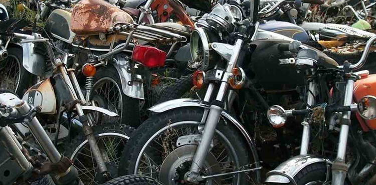 کراچی: 5 رکنی  موٹرسائیکل لفٹنگ گینگ گرفتار ،50 سے زائد موٹرسائیکلوں کے ڈھانچے برآمد
