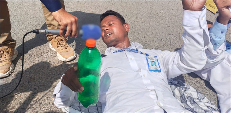 لیاری جنرل اسپتال بی ایس نرسنگ کے طلبہ نے خود سوزی کا اعلان کر دیا
