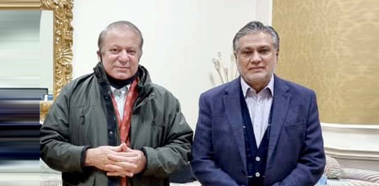 ضمنی انتخابات میں شکست پر لیگی قیادت پریشان، اسحاق ڈار نوازشریف سے ملنے لندن پہنچ گئے