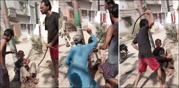 ویڈیو: چوری کے شبہے میں بزرگ شہری پر تشدد، نوجوانوں کی گرفتاری کے لیے چھاپے