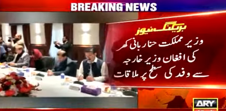 حناربانی کھر کی افغانستان کی عبوری حکومت کے نائب وزیراعظم اور وزیرخارجہ  سے ملاقاتیں