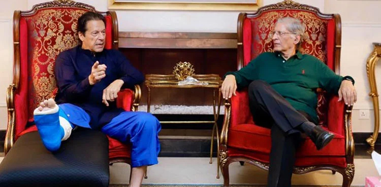 اعتزاز احسن کی عمران خان سے ملاقات ، پیپلز پارٹی کے رہنما پھٹ پڑے