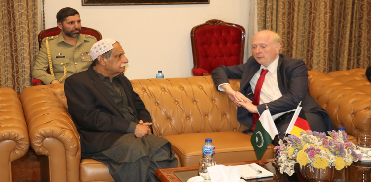 جرمن قونصل جنرل کا دورہ بلوچستان، گورنر اور وزیراعلیٰ سے ملاقاتیں