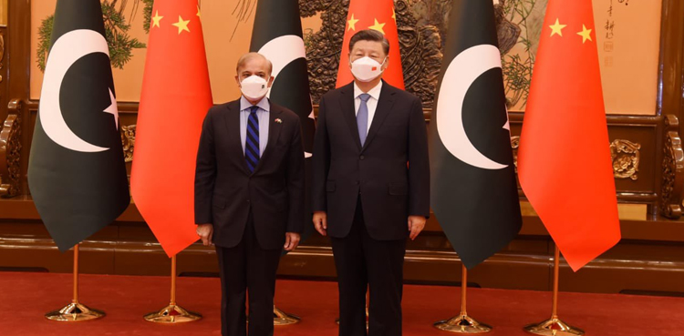 وزیرِاعظم  کی چینی صدر سے ملاقات : پاک چین دوستی کو مزید مضبوط بنانے کا عزم