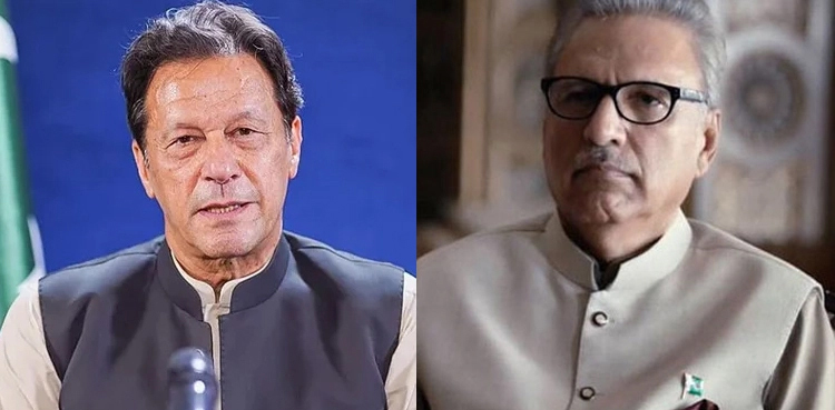 صدر مملکت  نے عمران خان کو اسحاق ڈار اور دیگر وزرا سے ہونے والی ملاقاتوں سے متعلق آگاہ  کردیا