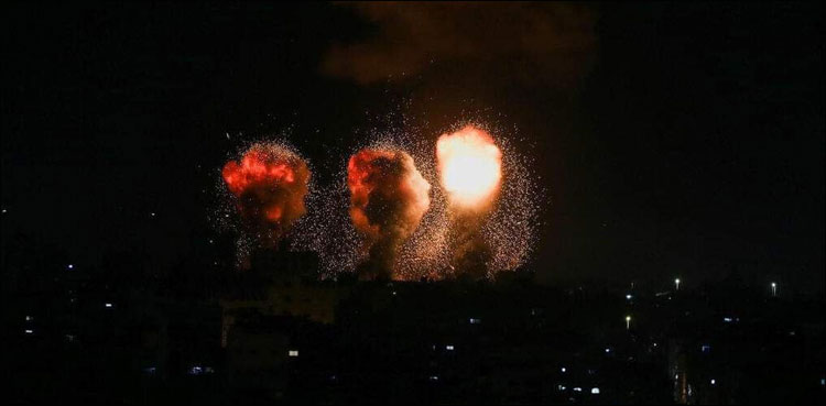 اسرائیل کی غزہ پر وحشیانہ بمباری میں 5 سالہ بچی سمیت 8 فلسطینی شہید