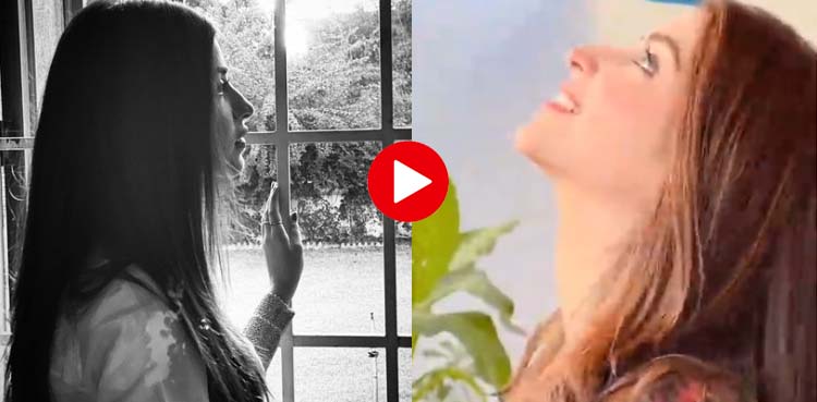 ’ان آنکھوں کی مستی‘ کنزا ہاشمی کی ویڈیو وائرل