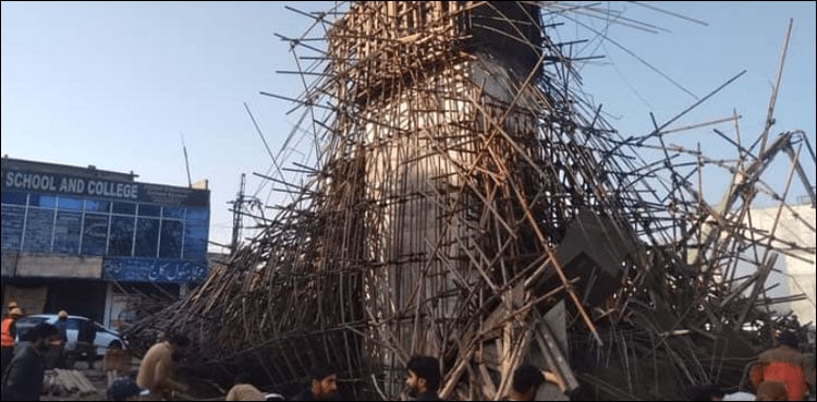 بارہ کہو بائی پاس منصوبے کے پلر کی شٹرنگ ٹوٹ گئی، 2 مزدور جاں بحق