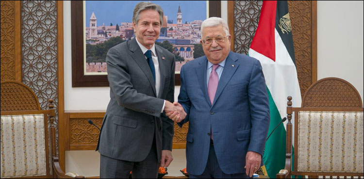 انٹونی بلنکن نے فلسطین کے دو ریاستی حل کی حمایت کر دی
