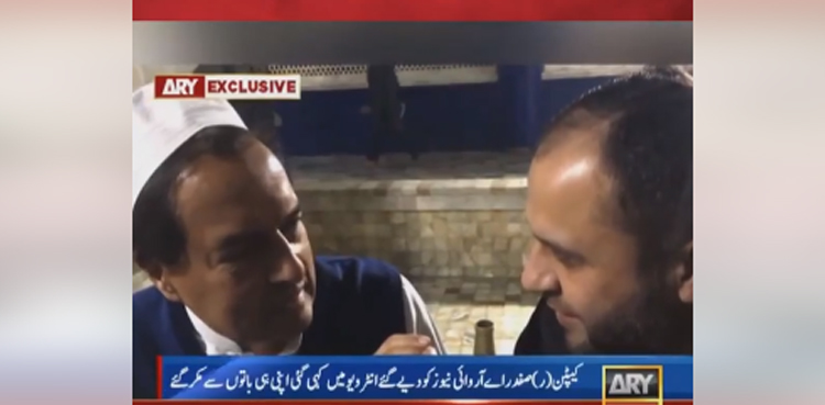 بیوی کی ناراضگی یا پارٹی کا دباؤ؟ کیپٹن صفدر انٹرویو میں کہی گئی اپنی ہی باتوں سے مکر گئے