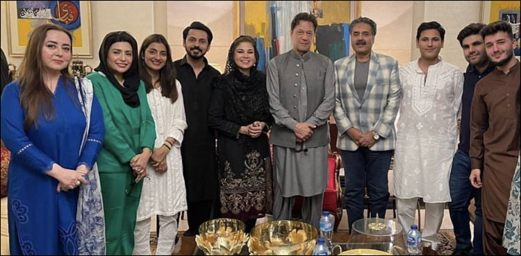 بچپن کا خواب پورا ہوگیا: مختلف فنکاروں کی عمران خان سے ملاقات