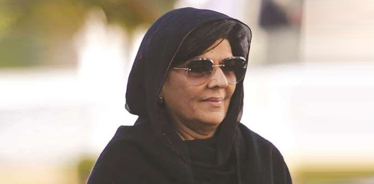 عمران خان کو نہ باہرنکلنے دیں گے نہ پولیس کو اندر جانے دیں گے، بہن علیمہ خان ڈٹ گئیں