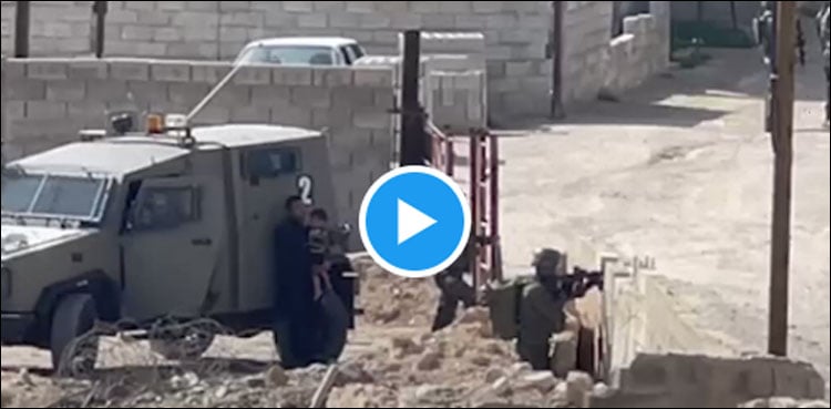 شرپسند وزیر کے بیان کے بعد اسرائیلی فوج کا فلسطینی پناہ گزین کیمپ پر دھاوا، بچے کو ڈھال بنا لیا