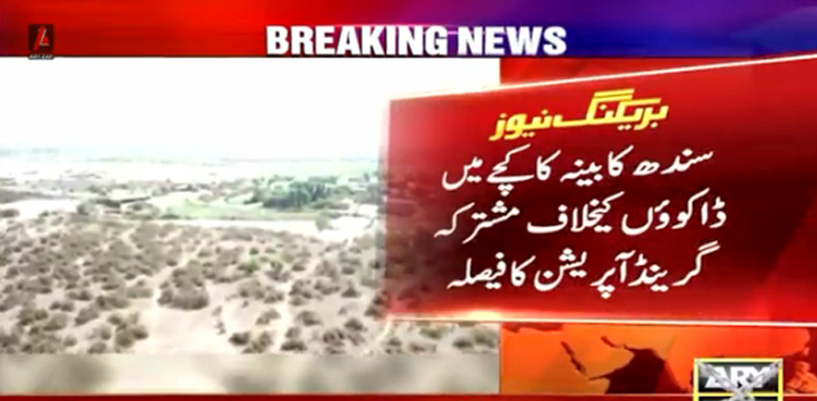 سندھ کابینہ کا کچے میں ڈاکوؤں کیخلاف آپریشن کا فیصلہ