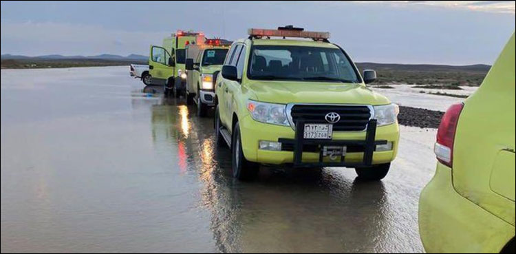 سعودی عرب: 3 بچے والدین کے سامنے سیلابی ریلے میں ڈوب کر جاں بحق