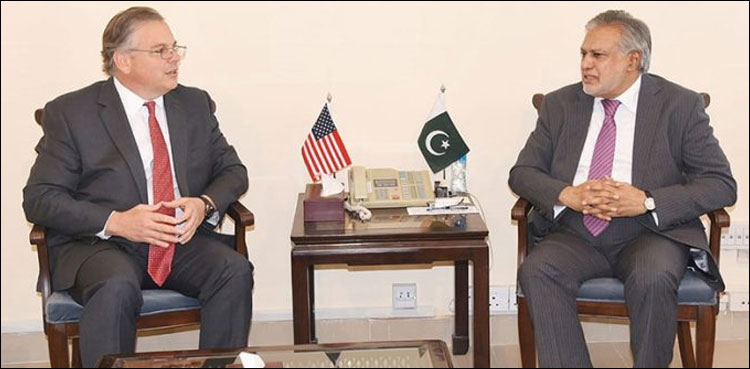 وزیر خزانہ نے امریکی سفیر سے آئی ایم ایف معاہدے کے لیے تعاون کی درخواست کر دی