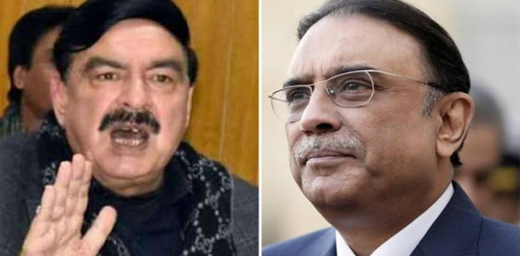 عمران خان پر تنقید : شیخ رشید کا آصف زرداری کو جواب