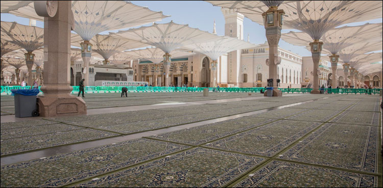 مسجد نبوی ﷺ کے قالینوں سے متعلق حیرت انگیز تفصیلات