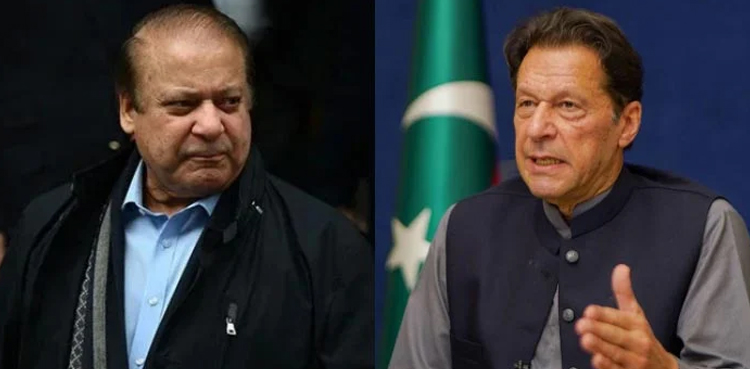 عمران خان: ’نواز شریف کو واپس بلا کر ہم دونوں کا نام ای سی ایل میں ڈالا جائے‘