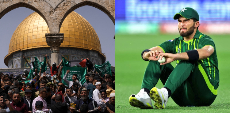 شاہین آفریدی کا فلسطینی عوام کیلئے خصوصی پیغام