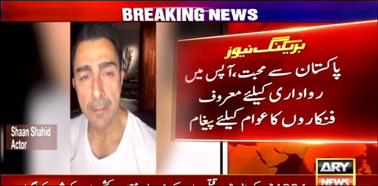 پاکستان سے محبت، آپس میں رواداری کے لیے معروف فن کاروں کا عوام کے لیے پیغام