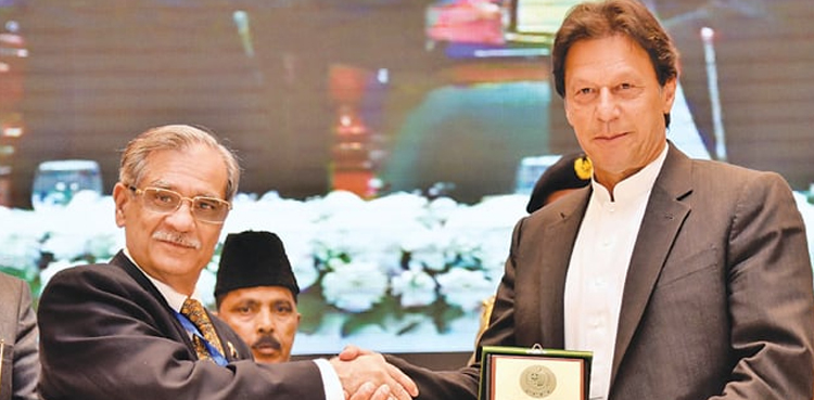 عمران خان اور ثاقب نثار کیخلاف الیکشن کمیشن میں ریفرنس دائر