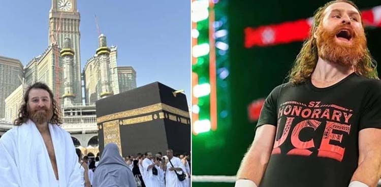 معروف ریسلر سمیع زین نے عمرے کی سعادت حاصل کرلی