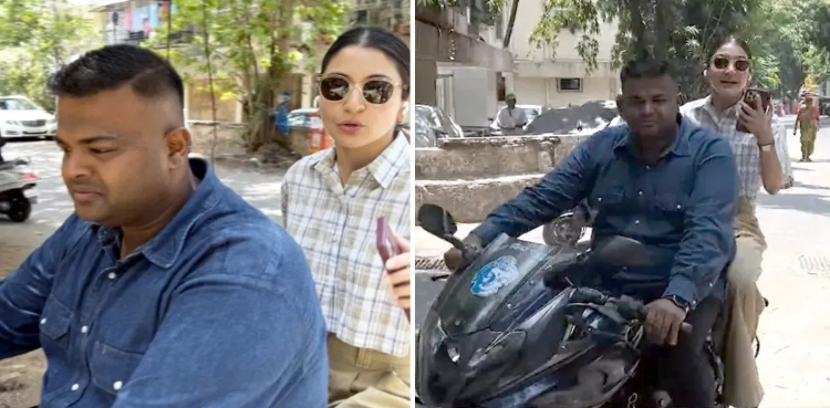 انوشکا شرما کو لفٹ مانگنا مہنگا پڑ گیا، ممبئی پولیس سرگرم