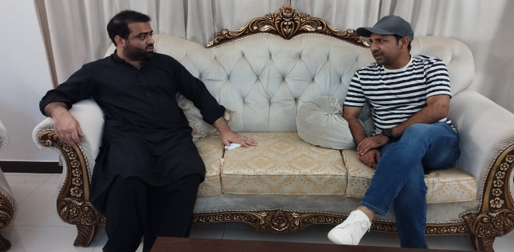 سرفراز احمد کی وزیر اعلیٰ سندھ کے معاون خصوصی ارباب لطف اللہ سے ملاقات