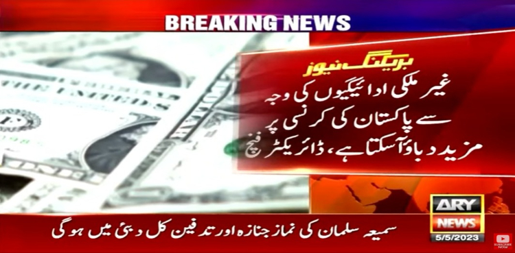 پاکستان کی کرنسی پر مزید دباؤ آسکتا ہے، فچ