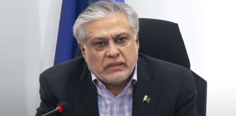 پاکستان کے ڈیفالٹ ہونے کی  تاریخ دینے والوں کوشرم آنی چاہیے، اسحاق ڈار