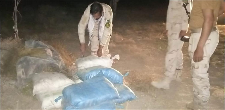 گوادر 200 لیٹر لیکوئیڈ آئس، ڈی جی خان 180 کلو چرس، پشین میں 371 کلو ہیروئن، 221 کلو مارفین برآمد