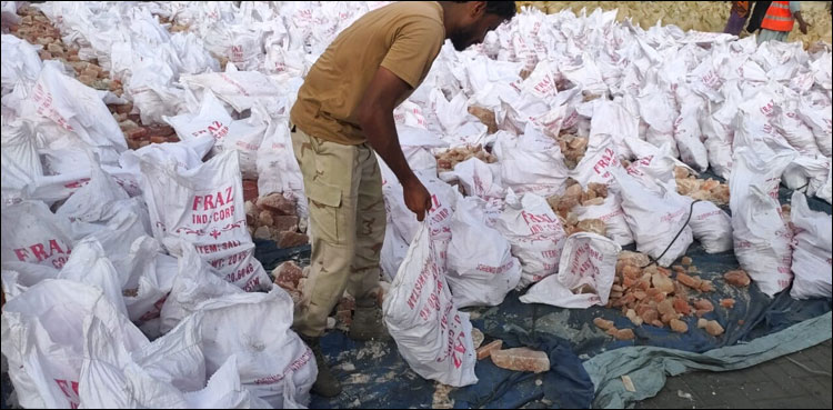 نمک کی آڑ میں سمندری راستے سے ملائیشیا کو منشیات اسمگنلگ کی بڑی کوشش ناکام