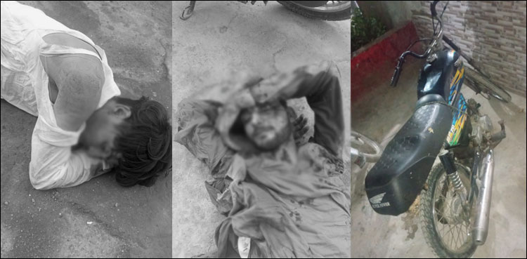 لٹیروں کا برا انجام، پولیس پارٹی کو دیکھ کر فرار ہوتے ہوئے ڈمپر سے ٹکرا گئے
