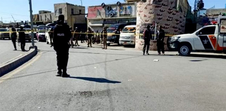 تربت میں دھماکے سے 3 پولیس اہلکار زخمی