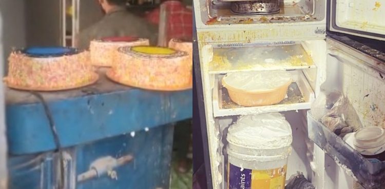 ملاوٹ شدہ کیک کی تیاری کا پردہ فاش، بیکری میں گندگی کی ویڈیو دیکھیں