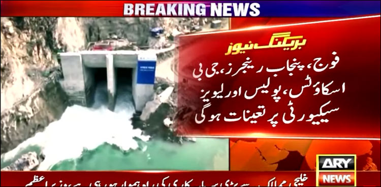 داسو پن بجلی منصوبہ، سیکیورٹی کے لیے غیر معمولی ٹاسک فورس