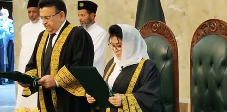 جسٹس مسرت ہلالی نے سپریم کورٹ کی دوسری خاتون جج کی حیثیت سے حلف اٹھالیا