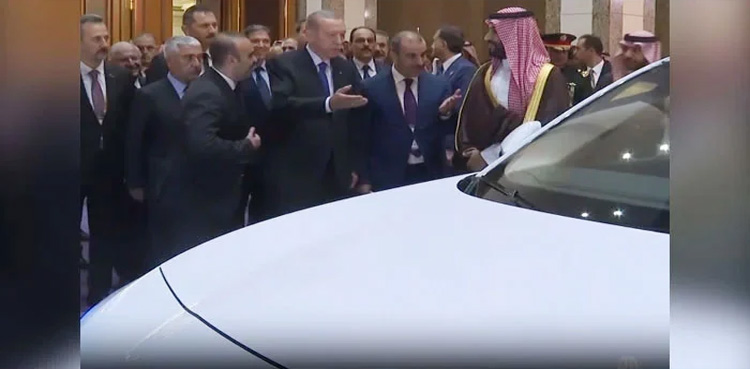 طیب اردوان کا محمد بن سلمان کو قیمتی کار کا تحفہ